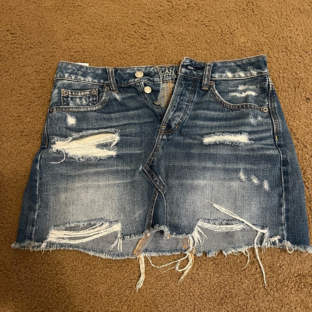 AE Jean skirt